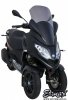 Szyba ERMAX SCOOTER TOURING 68 cm z osłonami na ręce Piaggio MP3 HPE 300 2019 - 2024